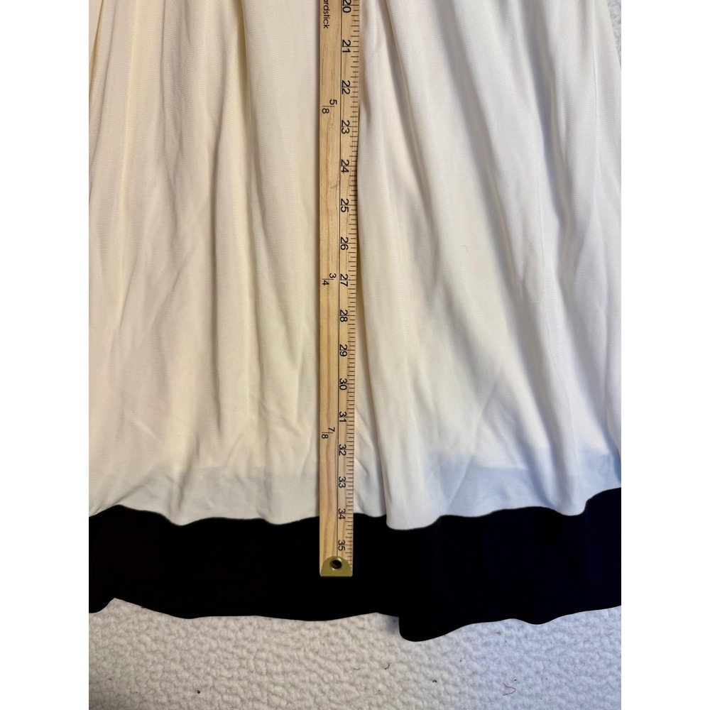 Diane Von Furstenberg Dress Womens 4 Cream Brown Halter Event Wedding - Picture 5 of 6